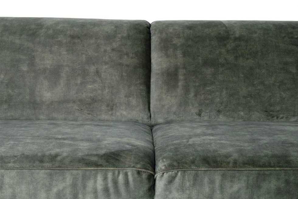 JaxxChoice hoekbank Rikki velvet stof groen