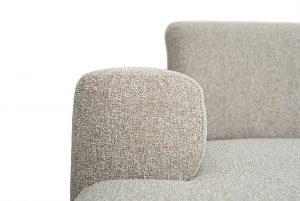 hoekbank Liva hoek links in stof VI 6096 lichtgrijs Jaxxchoice