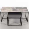 Jaxxchoice bijzettafel Fos en salontafel Nox