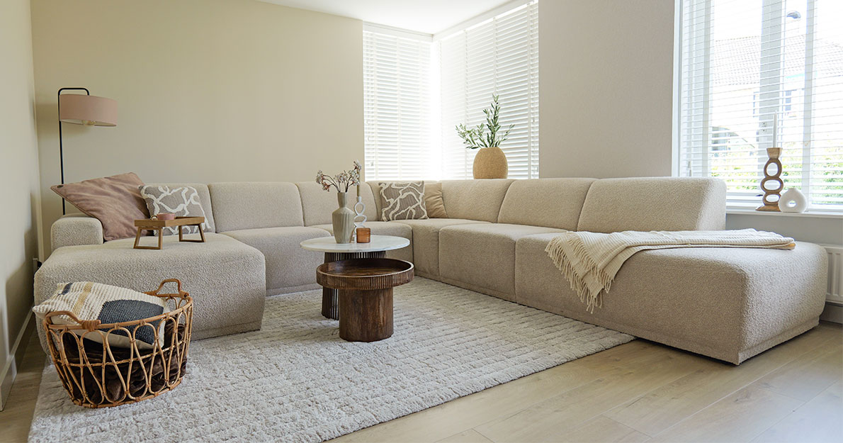Beige banken l Stel jouw beige bank samen