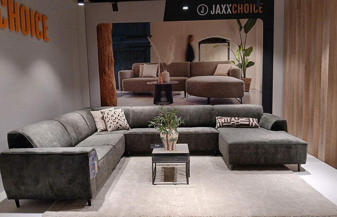 Rikki hoekbank groen JaxxChoice Huissen Rikki hoekbank groen JaxxChoice Huissen