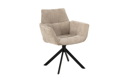 Eetkamerstoel Monaco beige black