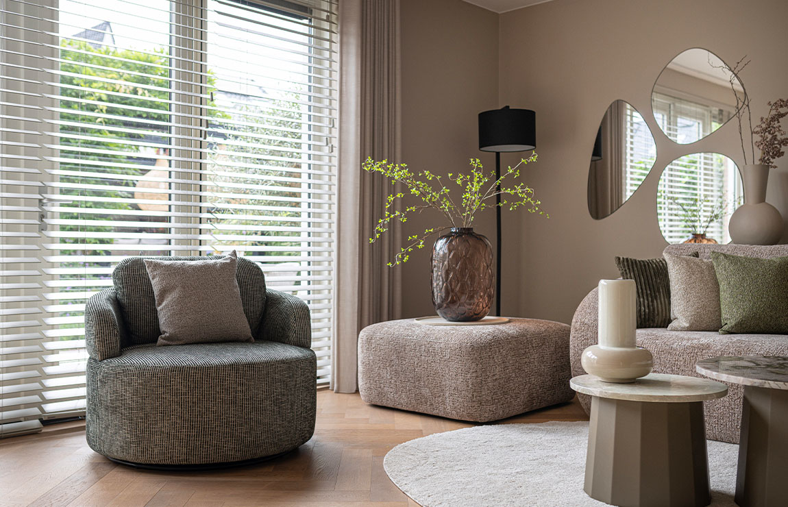 fauteuil-nula-groen-met-bank-givo