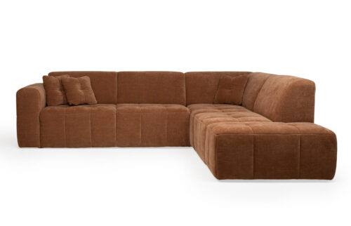 Hoekbank Kady JaxxChoice roestbruin